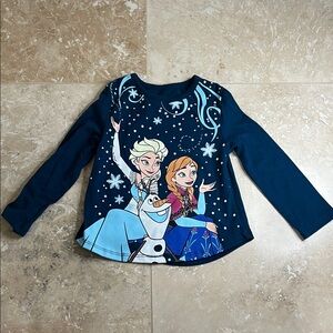 Disney Frozen Long Sleeve Tee - Navy